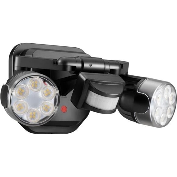 Led Flood Light Outdoor Motion Sensor, 450° Wide Adjustable 12W(150W Equiv) - Picture 1 of 6